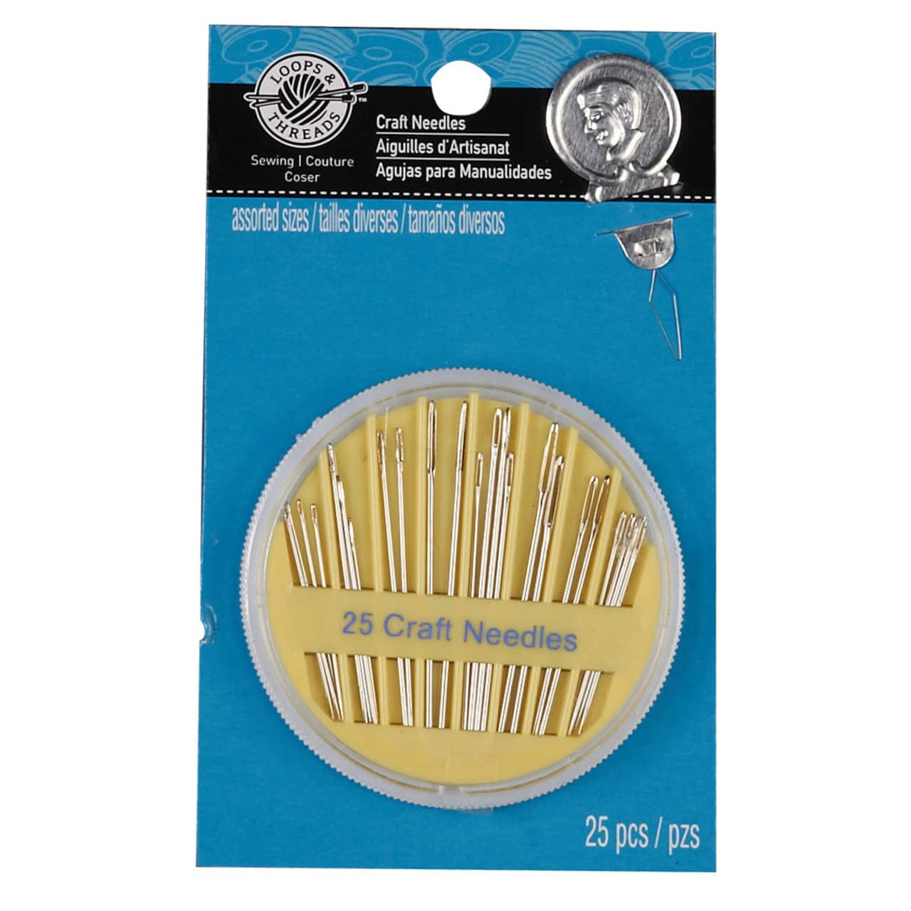 18 Packs: 25 ct. (450 total) Craft Needles by Loops & Threads™
